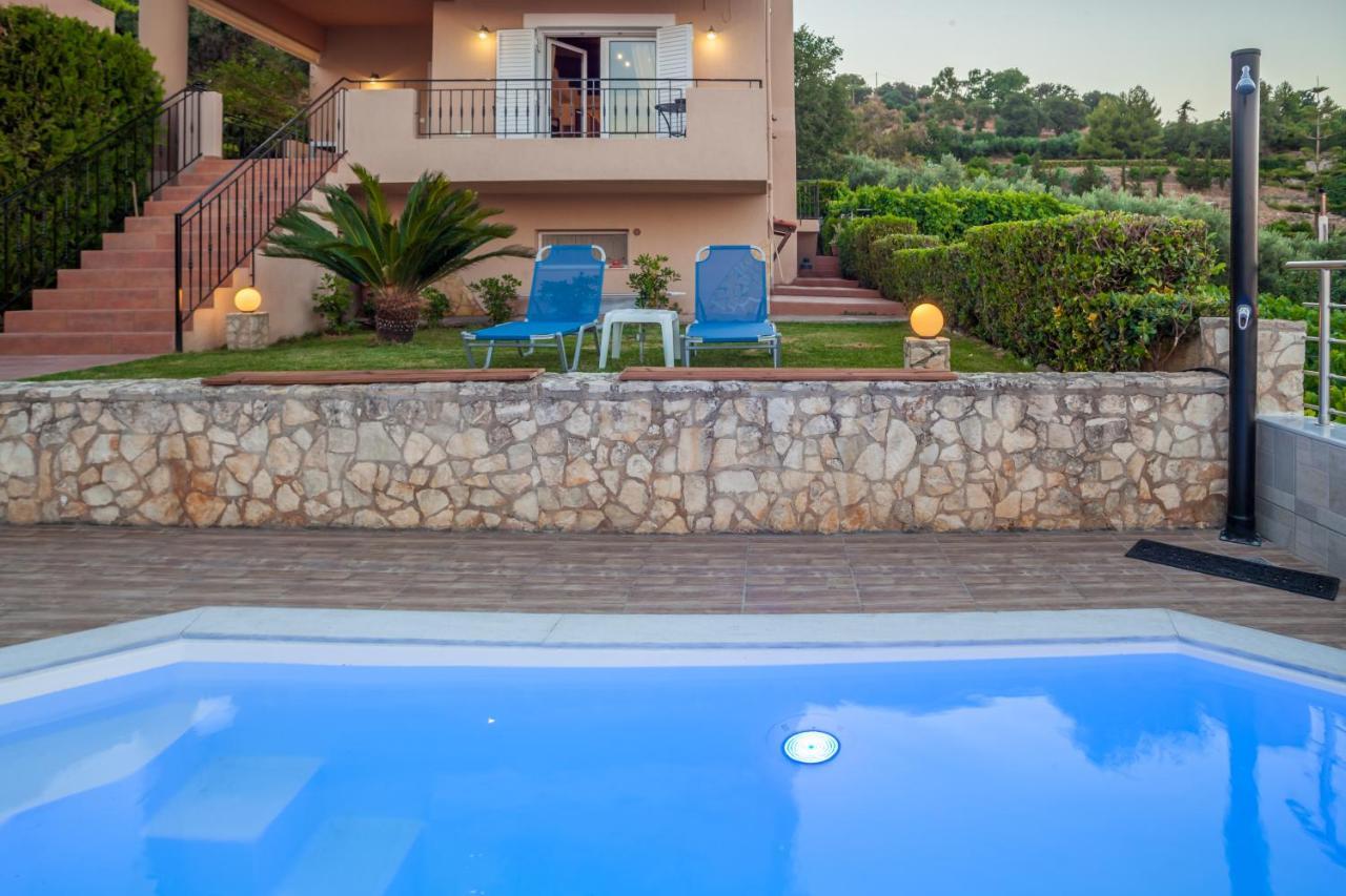 Panorama Traditional House With Private Pool Rodhiá Extérieur photo
